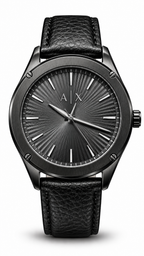 Armani Exchange Black Leather Watch AX2805