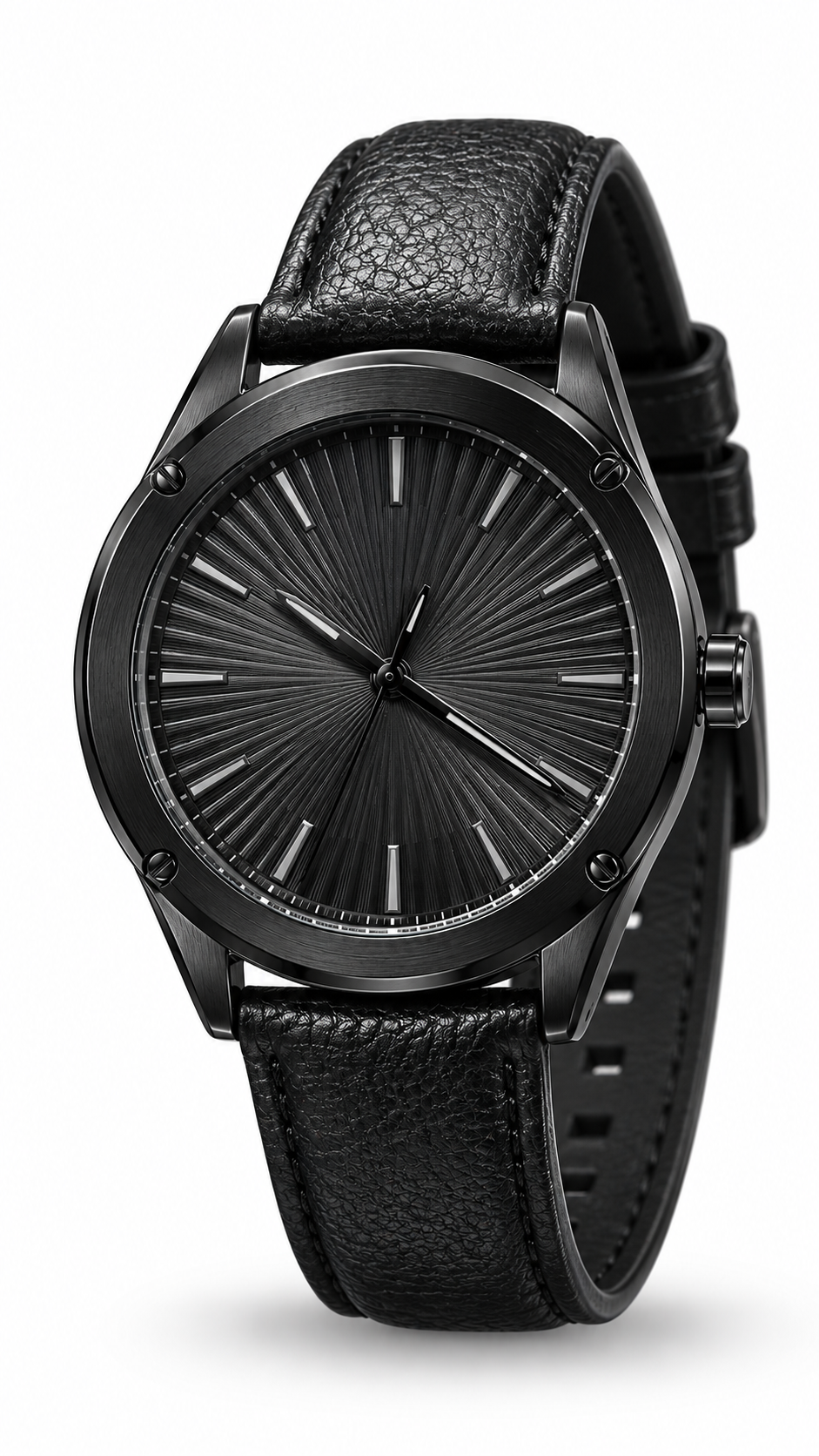 Armani Exchange Black Leather Watch AX2805
