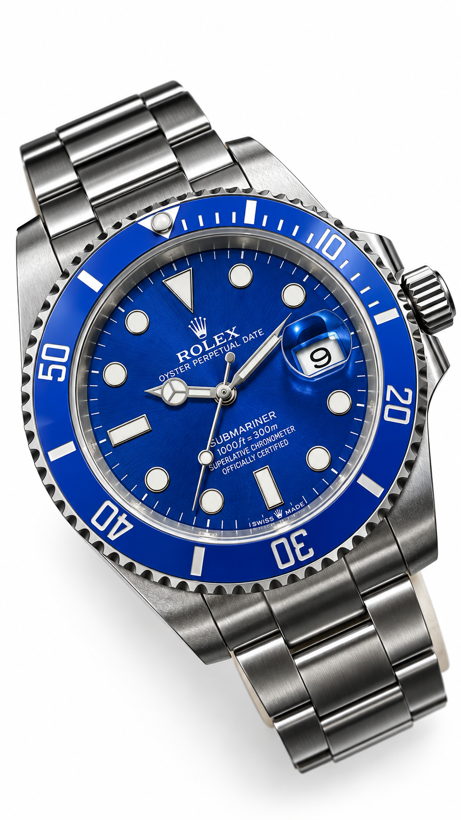 Rolex Submariner Date Blue Dial Watch