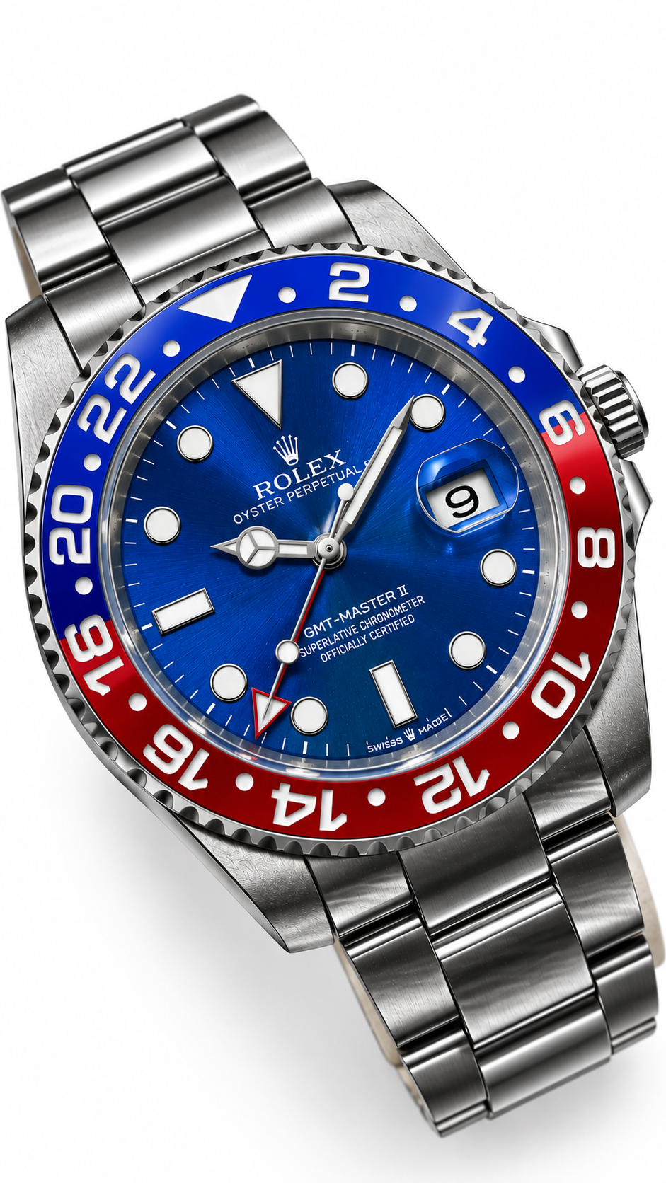 Rolex GMT-Master II Blue Dial Pepsi Watch