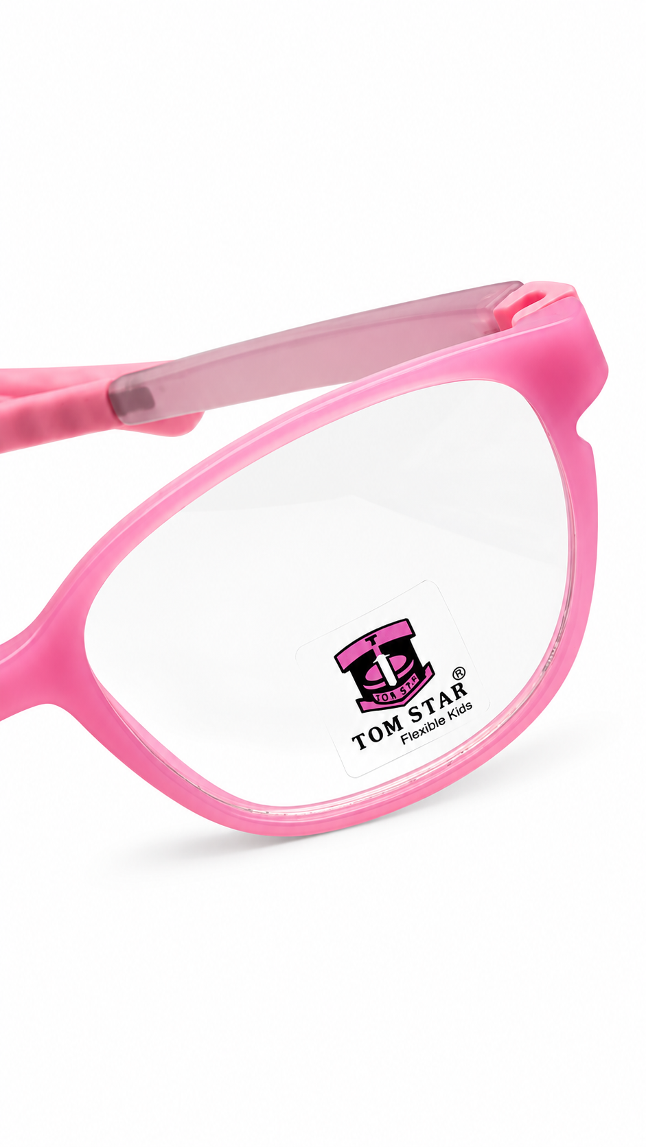 TOM STAR 76809 Flexible Kids Oval Optical Eyeglasses