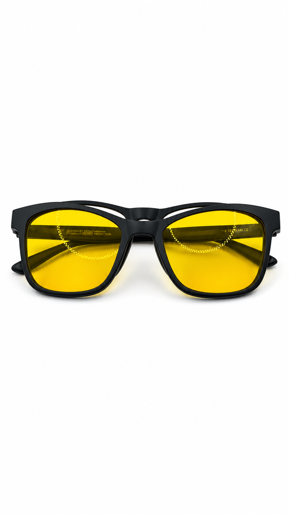 Black Square 3D Polarized Sunglasses