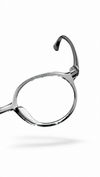 Clear Crystal Round Optical Eyeglasses – HC61027