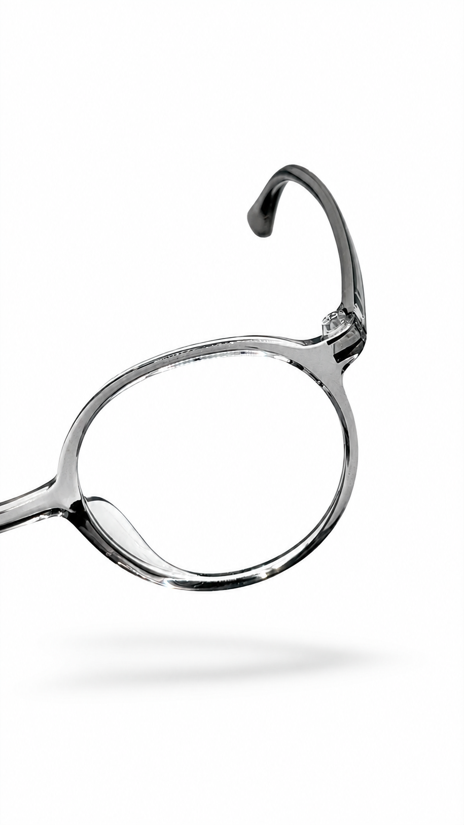 Clear Crystal Round Optical Eyeglasses – HC61027