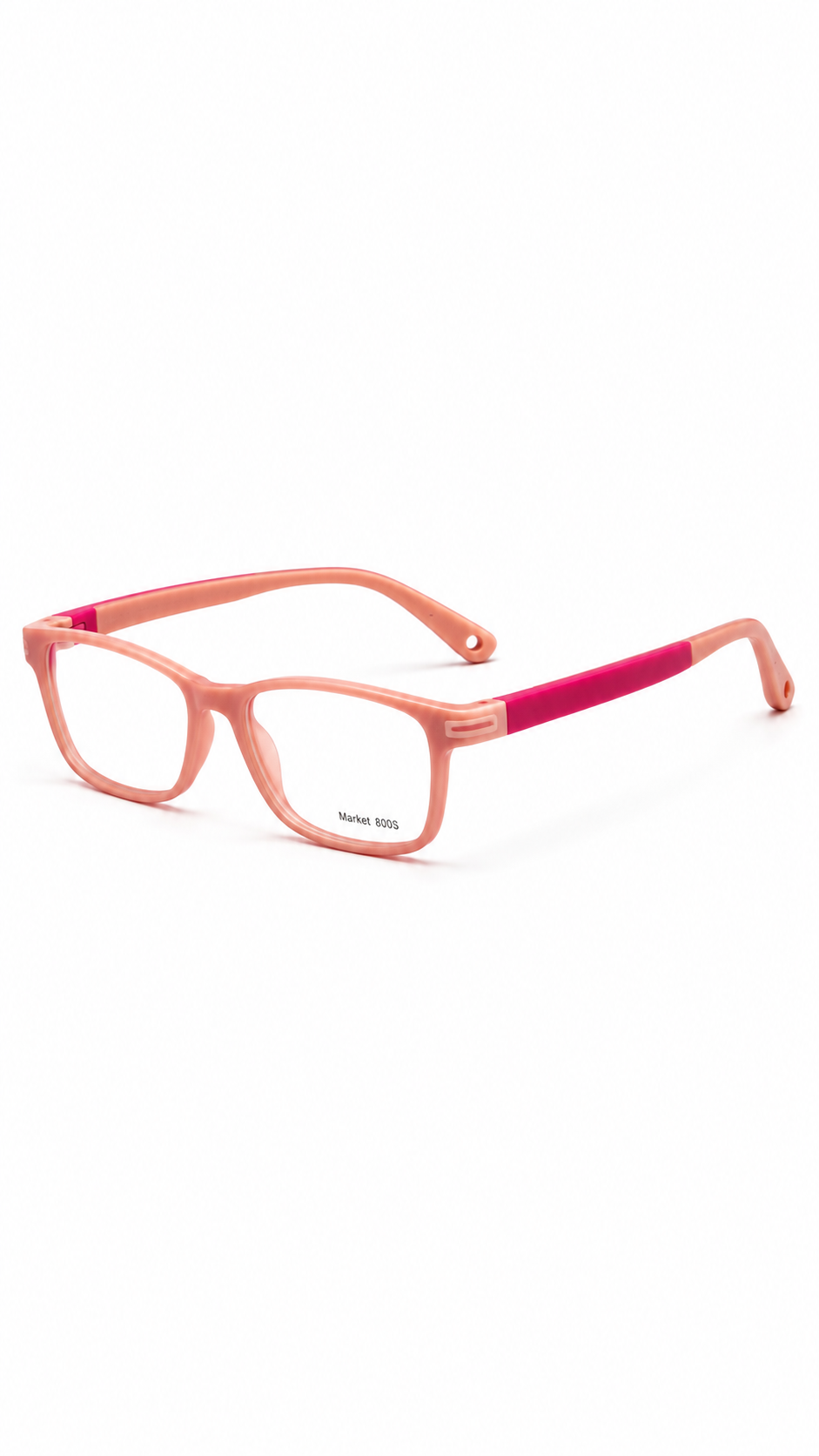 Bright Pink Rectangular Optical Glasses – Stylish Full-Rim Eyeglass Frame