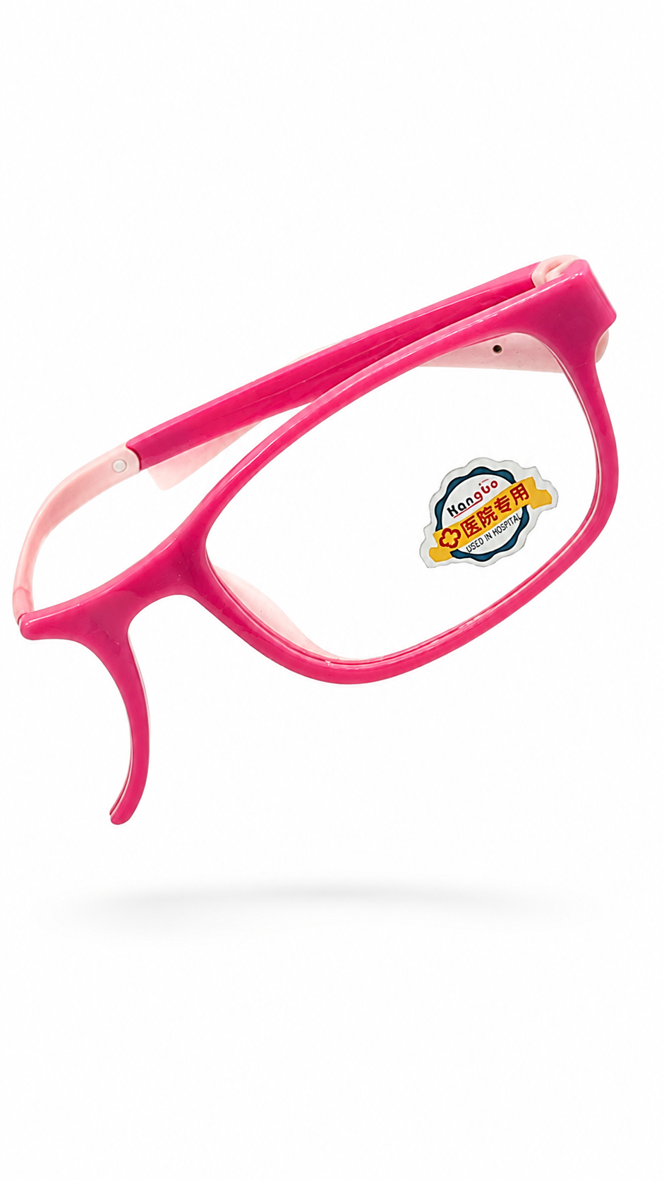 Bright Pink Rectangular Optical Glasses – Stylish Full-Rim Eyeglass Frame