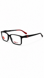 Schott N.Y.C. Black Rectangular Optical Glasses – Classic Full-Rim Frame