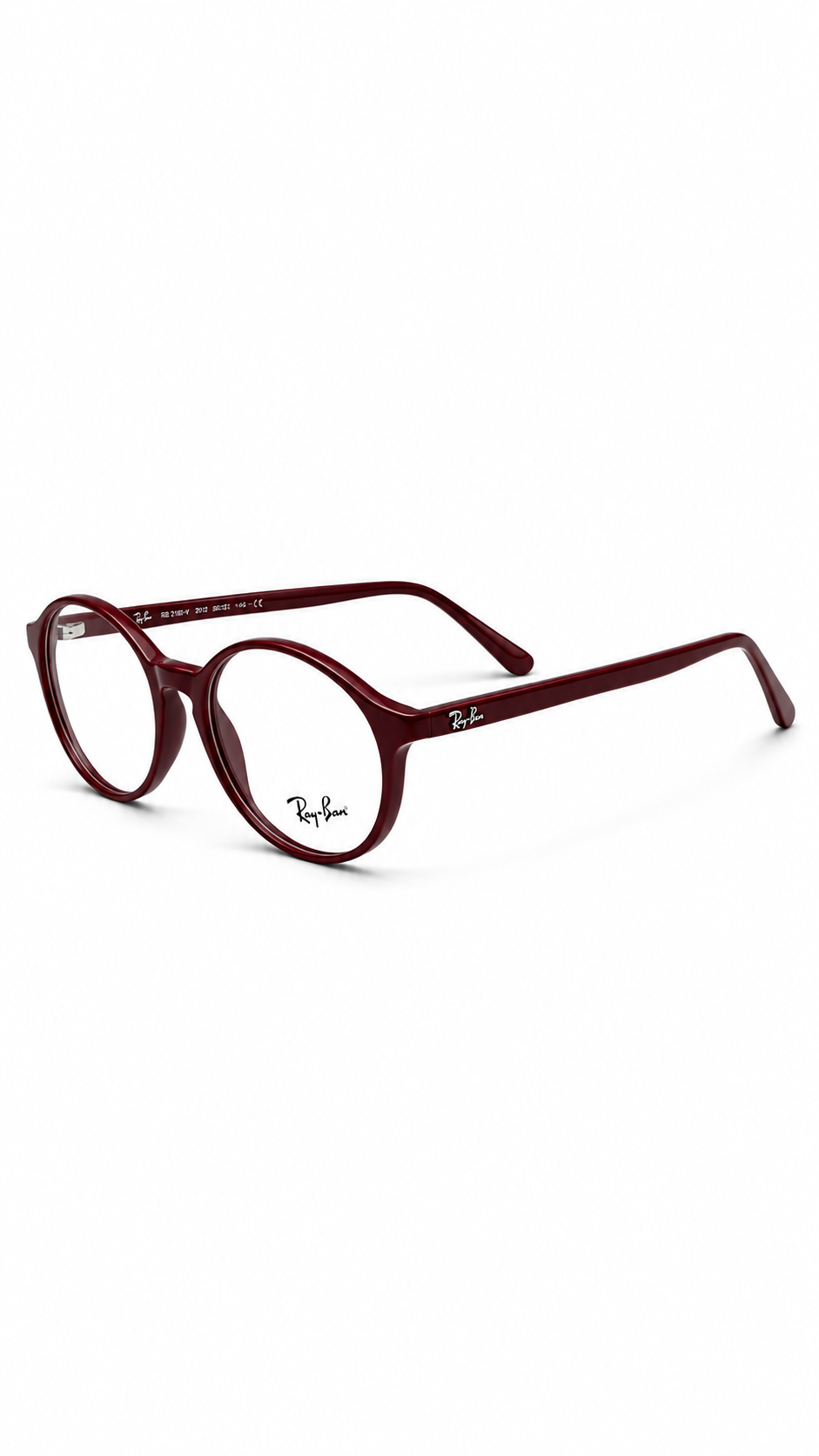 Ray-Ban Burgundy Round Eyeglasses – Classic Optical Frame