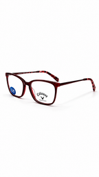 Callaway CA505 Burgundy Rectangular Eyeglasses – Classic Optical Frame