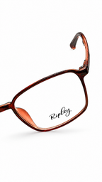 Ripley Burgundy Rectangular Eyeglasses – Classic Optical Frame