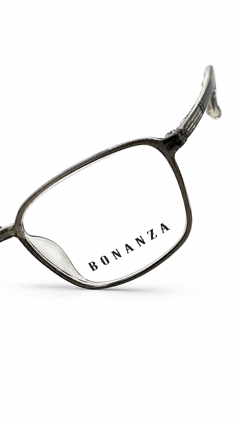 Bonanza BZ BL-7126 Classic Rectangular Eyeglasses – Black & Tortoise