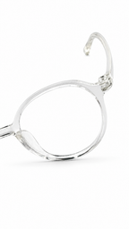 Clear Crystal Round Eyeglasses – Classic Unisex Optical Frames