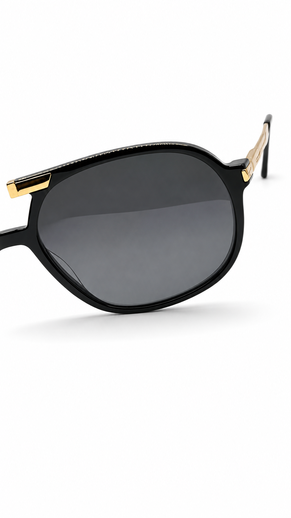 Persol 6403/ 12/44 GL 12-135 Black  Sunglasses – Classic Gold Detail
