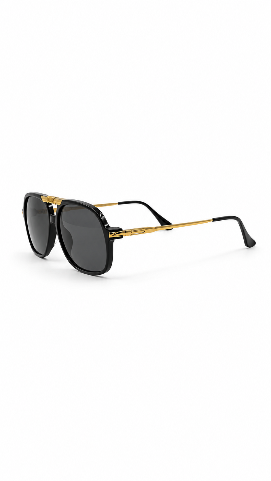 Persol 6403/ 12/44 GL 12-135 Black  Sunglasses – Classic Gold Detail