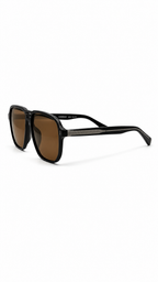 Carrera 6816 C2 Black Square Sunglasses with Brown Lenses – Retro Style