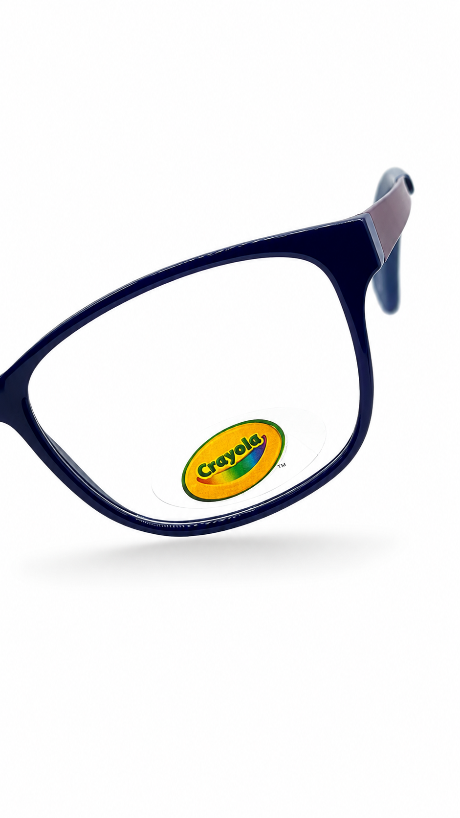 Crayola Kids Eyeglasses – Navy Blue Full-Rim Prescription Frames