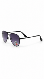Ray-Ban RB4292-N 601/11 Round Sunglasses – Black Frame with Purple Gradient Lenses