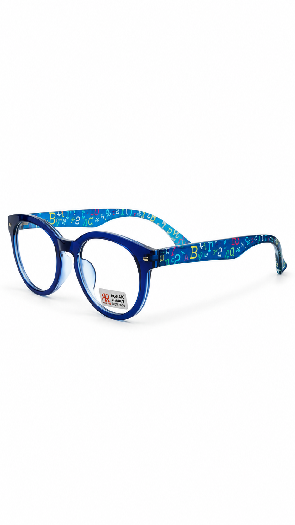 KARRA 692 Blue Round Eyeglasses – Stylish Full-Rim Optical Frames