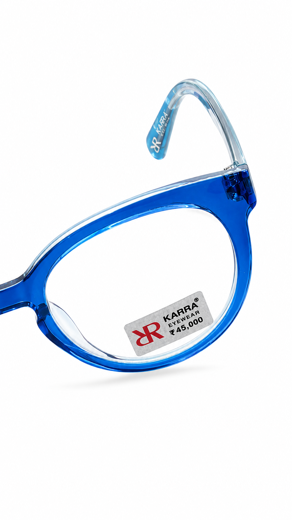 KARRA 692 Blue Round Eyeglasses – Stylish Full-Rim Optical Frames
