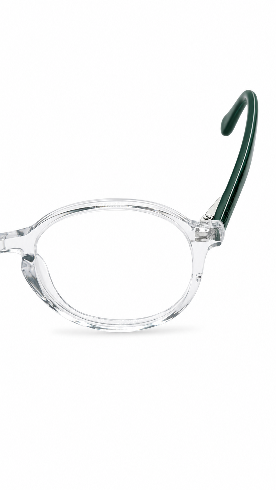 Clear Transparent Round Eyeglasses – Full Rim Optical Frames