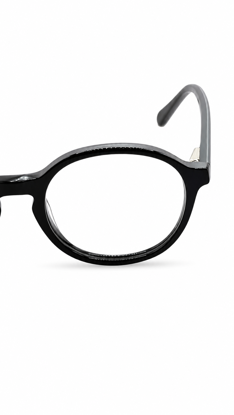 Black Round Eyeglasses – Classic Full-Rim Optical Frames