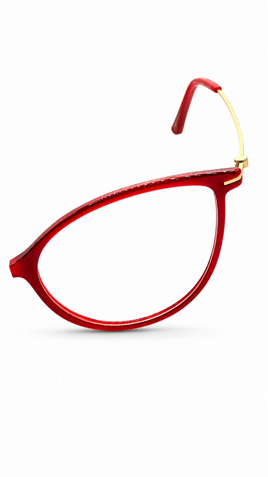 Burgundy Red Cat-Eye Eyeglasses – Full Rim Optical Frames