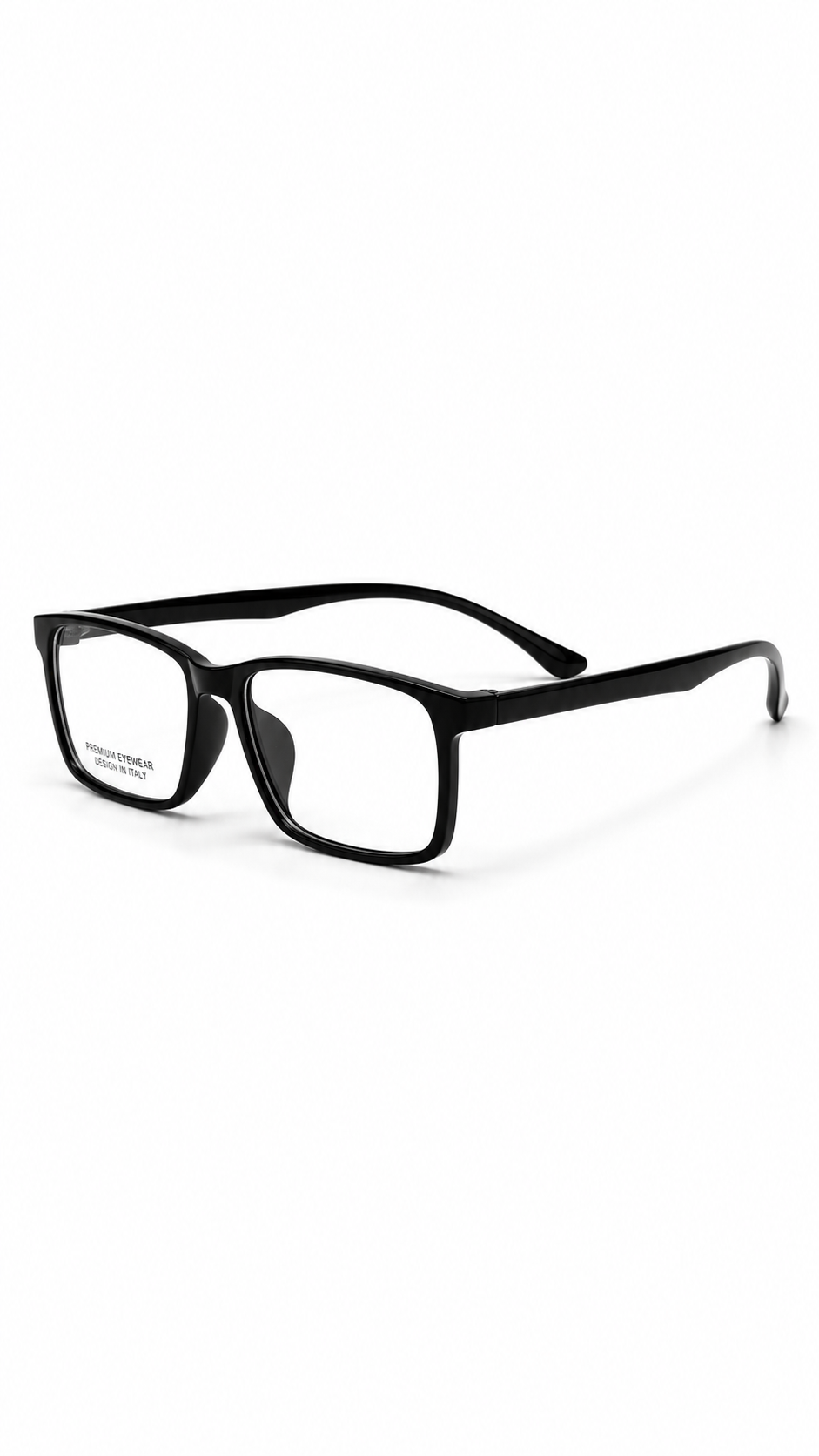 Classic Black HC61019 Rectangular Eyeglasses – 52-17-143