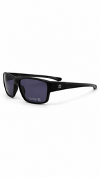 Specsavers  Classic Black Rectangle Polarized Sunglasses – Purple Lens