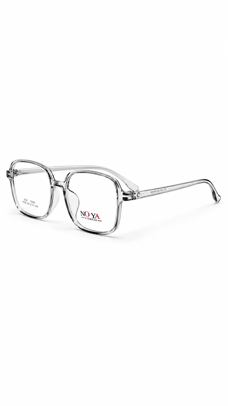 Noya Eyewear TR90 Clear Square Eyeglasses – Lightweight Optical Frames