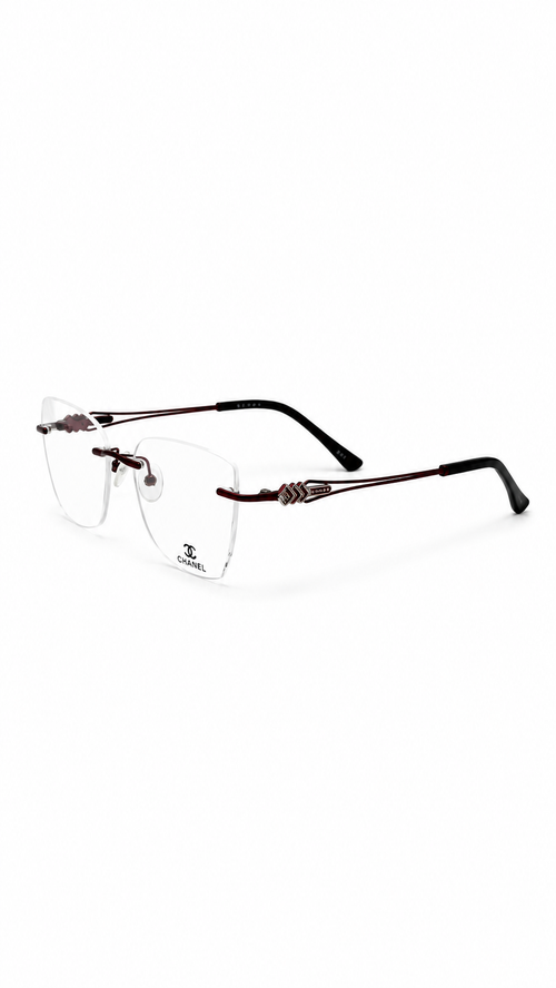 Chanel A4011 Rimless Clear Square Eyeglasses – Black & Transparent Optical Frames