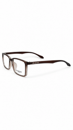 Vigcom Eyewear Brown Rectangular Glasses – Classic Optical Frames