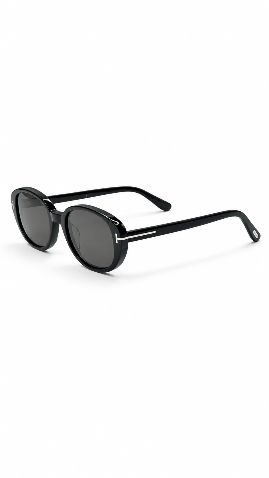 Tom Ford TF1364-K 01A Grey Oval Sunglasses – Classic Luxury Designer Eyewear