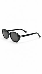 Tom Ford TF1364-K 01A Grey Oval Sunglasses – Classic Luxury Designer Eyewear