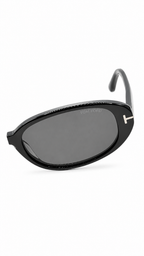 Tom Ford TF1364-K 01A Grey Oval Sunglasses – Classic Luxury Designer Eyewear