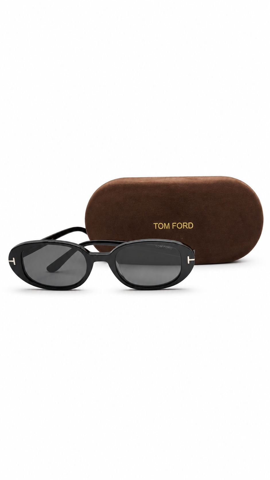 Tom Ford TF1364-K 01A Grey Oval Sunglasses – Classic Luxury Designer Eyewear