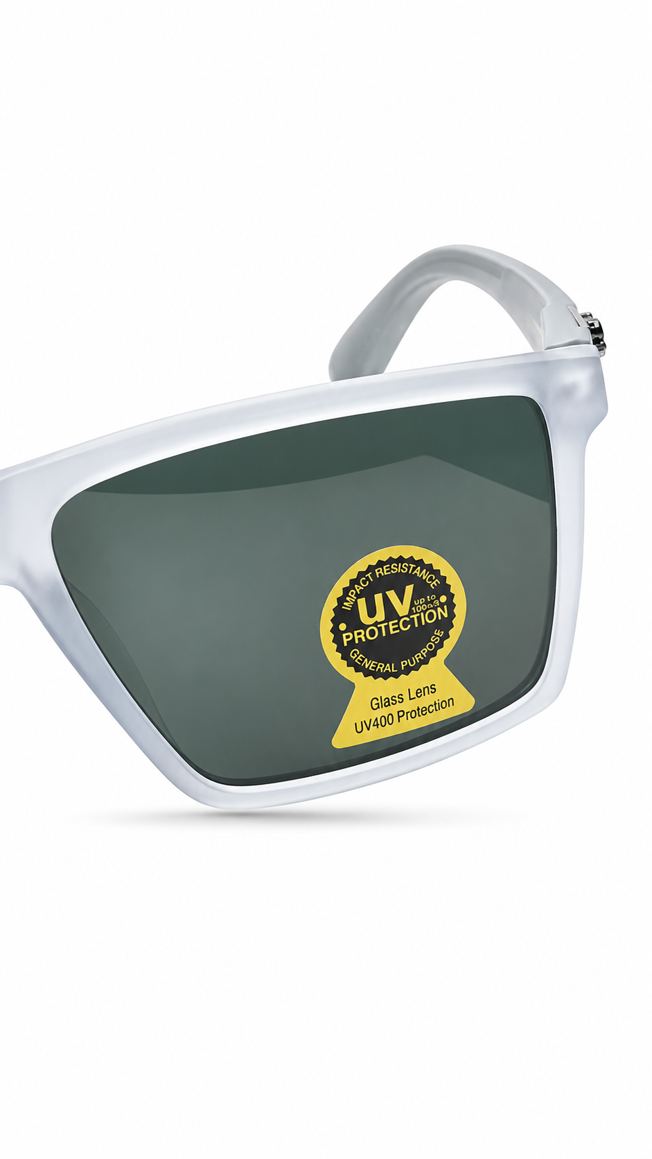 2113 Green Lens Sunglasses – Classic Square Frame UV Protection
