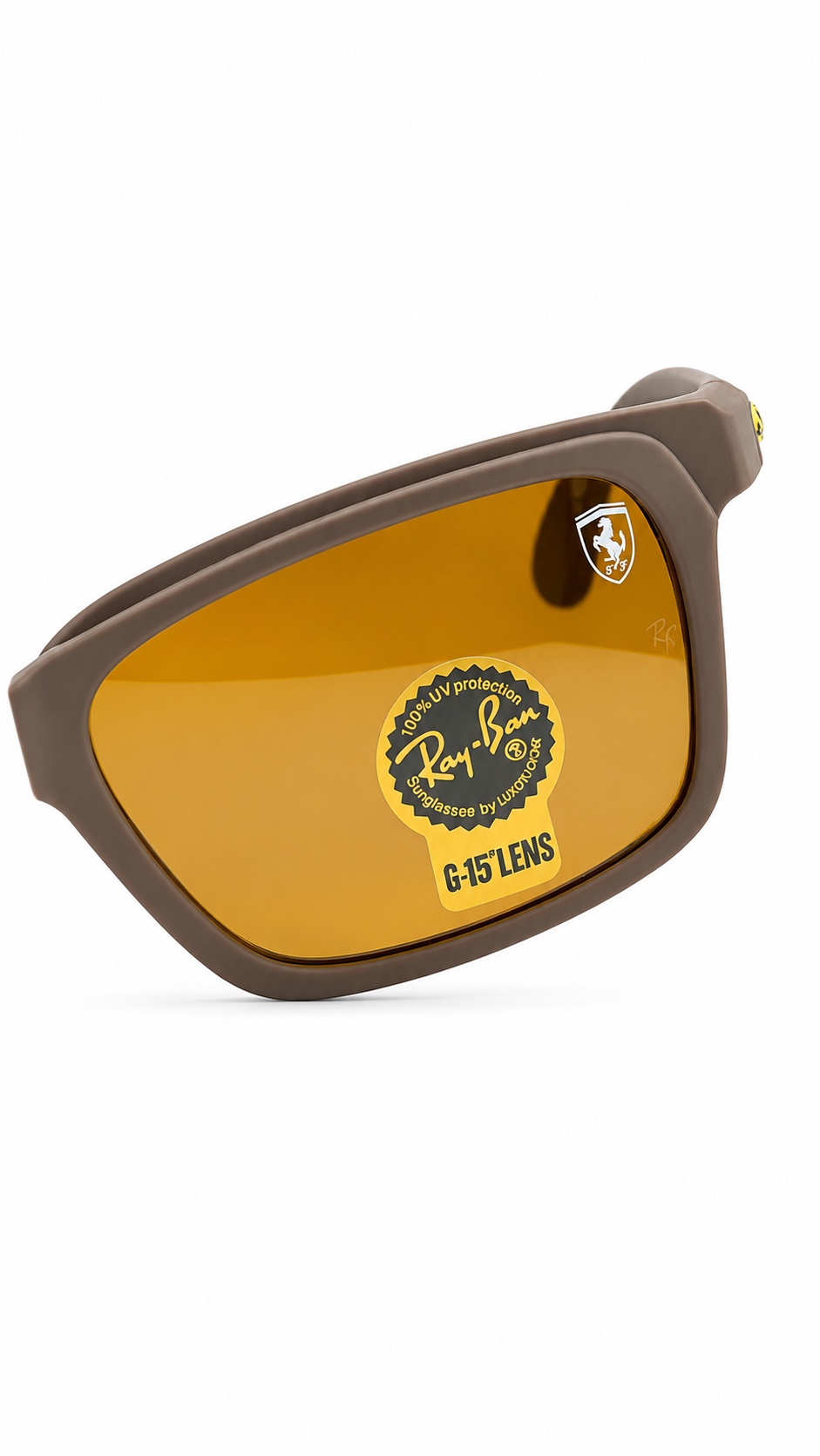Ray-Ban G-15 Brown Frame Sunglasses – Classic Square Style