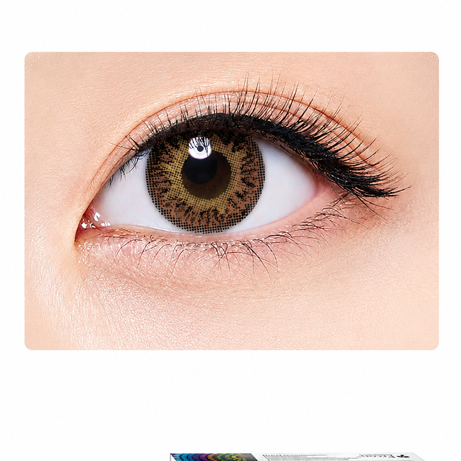 Freshkon Colour Fusion Perky Brown Contact Lenses
