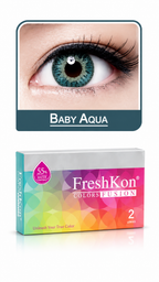 FreshKon Colors Fusion Baby Aqua Colored Contact Lenses