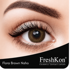 FreshKon NAHO Flora Brown Colored Contact Lenses