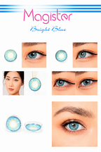 Magister Bright Blue Colored Contact Lenses