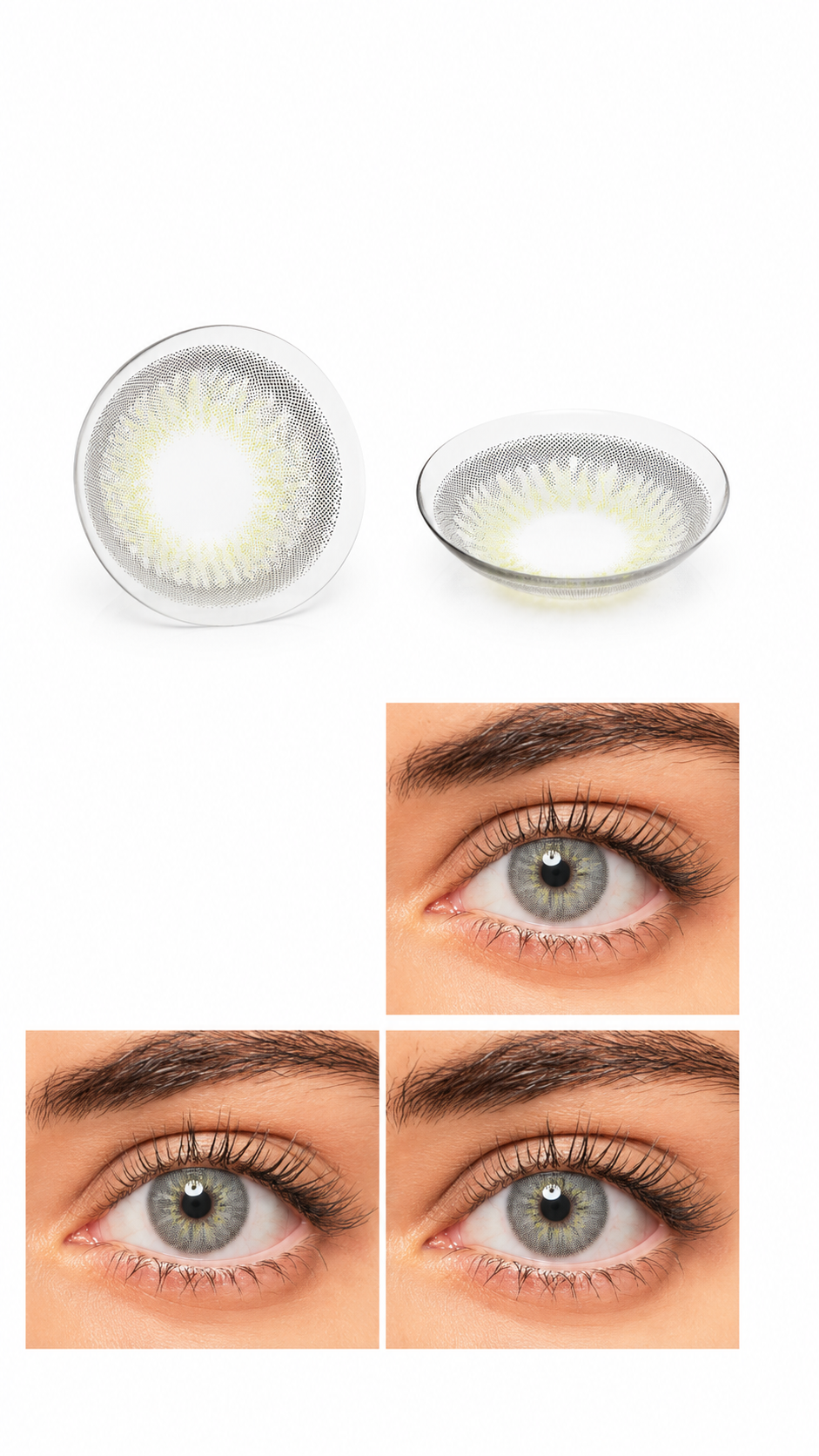 Magister Glimmer Gray Colored Contact Lenses