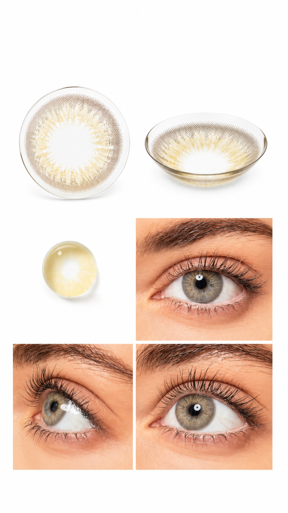 Magister Glow Ochre Colored Contact Lenses