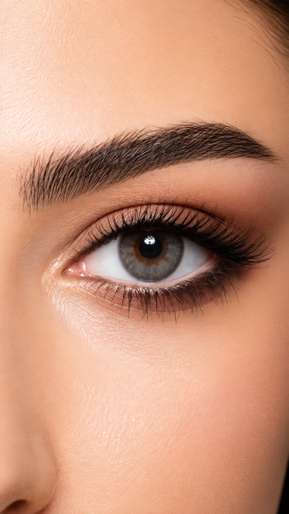 Bella Elite Gray Beige Colored Contact Lenses