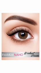 FreshKon Naho Walnut Brown Colored Contact Lenses