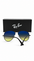 Ray-Ban RB3026 Aviator Large Metal Black Gradient Sunglasses UV-Ultra Violet