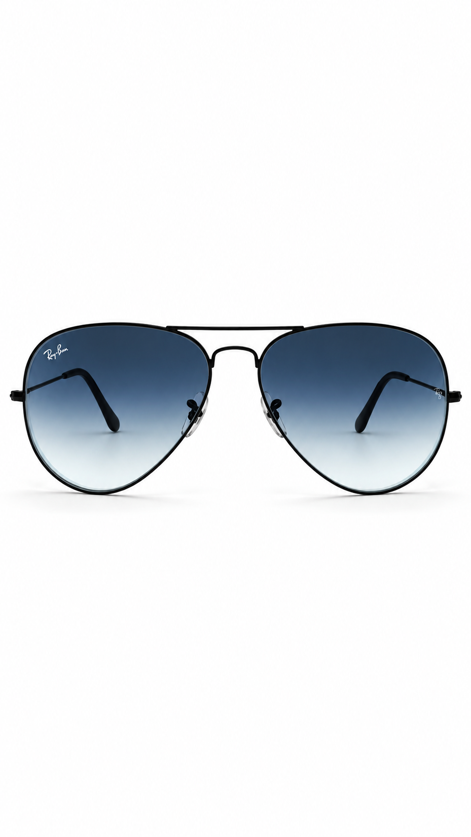 Ray-Ban RB3025 Aviator Large Metal Blue Gradient Sunglasses UV- Ultra Violet