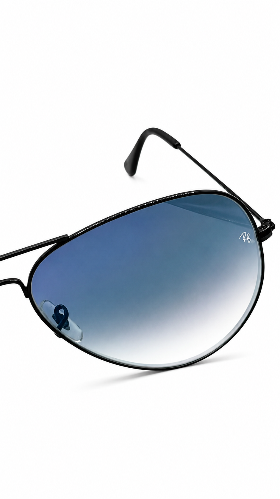 Ray-Ban RB3025 Aviator Large Metal Blue Gradient Sunglasses UV- Ultra Violet