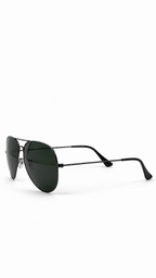 Ray-Ban RB3026 Aviator Large Metal Green Lens Sunglasses