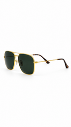 Ray-Ban RB3136 Caravan Gold Green Sunglasses
